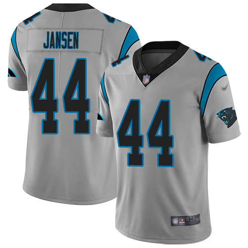 Carolina Panthers Limited Silver Youth J.J. Jansen Jersey NFL Football #44 Inverted Legend